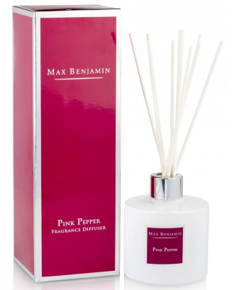 Difuzor esenta parfumata cu betisoare, 100 ml, Pink Pepper, colectia Classic - MAX BENJAMIN